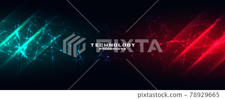 technology banner with network mesh technology banner with network mesh 78929665