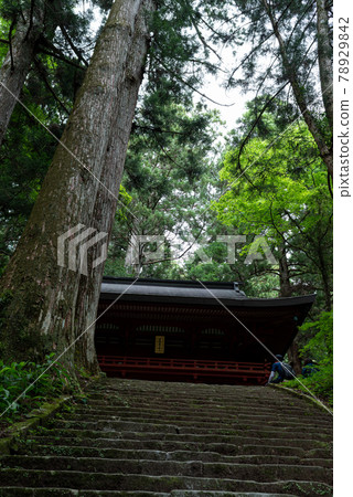 Historical stone steps Horaijiyama 78929842