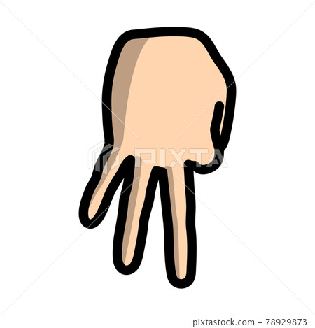 Baseball Catcher Gesture Icon 78929873
