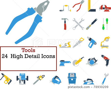 Tools Icon Set Tools Icon Set 78930209