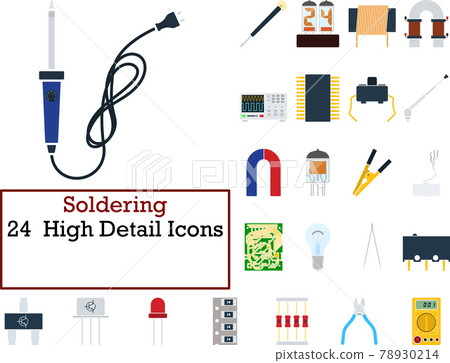 Soldering Icon Set 78930214