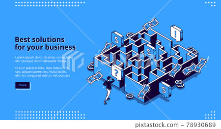 Best business solutions isometric landing page Best business solutions isometric landing page 78930689