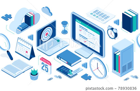 Isometric icons infographics elements for web site Isometric icons infographics elements for web site 78930836