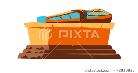 Ancient Egypt vector, pharaoh sarcophagus Ancient Egypt vector, pharaoh sarcophagus 78930933
