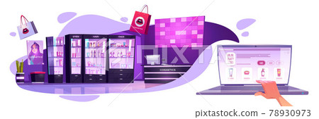 Online beauty store, cosmetic shop Online beauty store, cosmetic shop 78930973