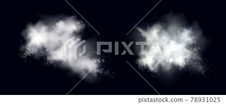 Snow powder white explosion or snowflakes splash Snow powder white explosion or snowflakes splash 78931025