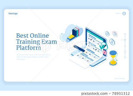 Best online training exam platform banner Best online training exam platform banner 78931312