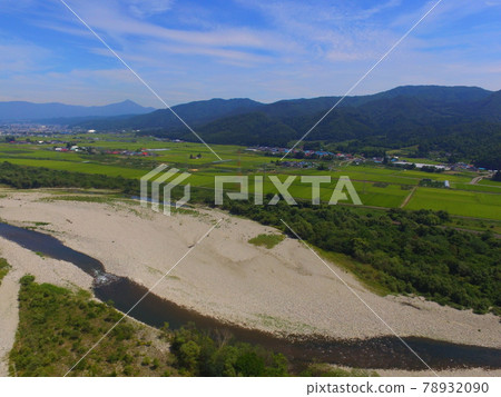 agagawa河〜無人機河的鳥瞰圖(福島縣大沼郡會佐美里大石市) agagawa河〜無人機河的鳥瞰圖(福島縣大沼郡會佐美里大石市) 78932090