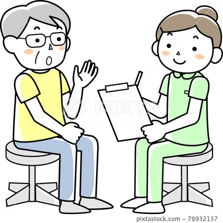 Female nurse interviewing 78932137