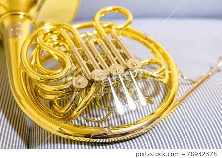 French horn on the sofa French horn on the sofa 78932378