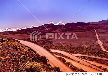 Piton de la Fournaise volcano, Reunion island, France 78934065