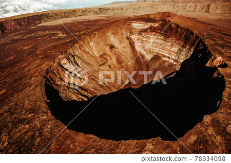 Piton de la Fournaise volcano, Reunion island, France 78934098