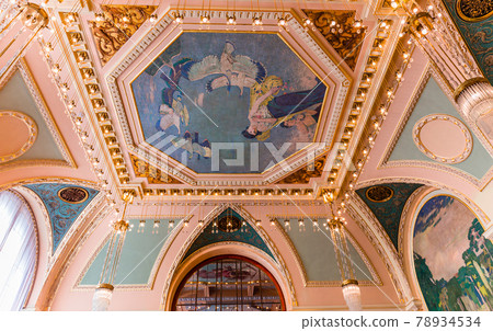 Municipal house, Prague, czech republic 78934534