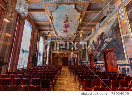 Municipal house, Prague, czech republic 78934609