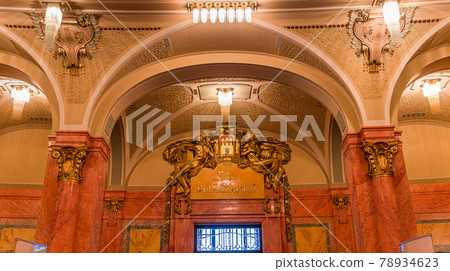 Municipal house, Prague, czech republic 78934623