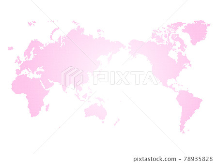 粉紅色全球網絡網絡 IT 圖像世界地圖背景 78935828