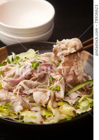 Sesame sauce cold shabu-shabu 78936623