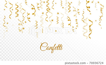 falling golden confetti background design falling golden confetti background design 78936724