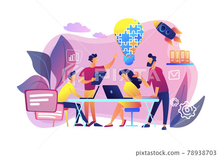 Collaboration concept vector illustration. 78938703