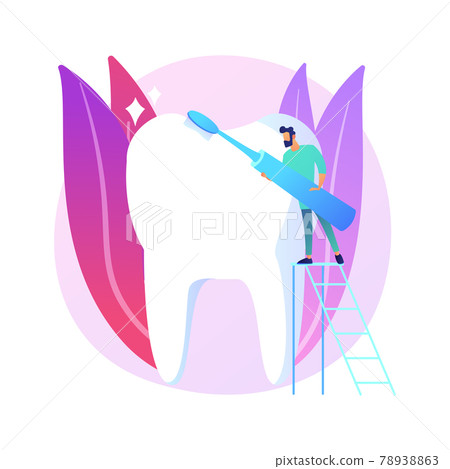 Cosmetic dentistry abstract concept vector illustration. 78938863