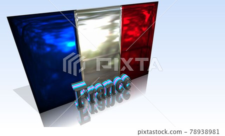 French flag and country name text on the floor 1-2-1 French flag and country name text on the floor 1-2-1 78938981