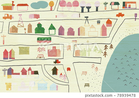 Town by the sea 78939478