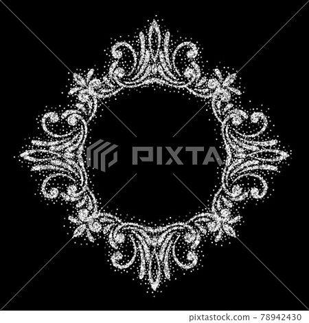 Retro shiny frame or border. Vector illustration. 78942430