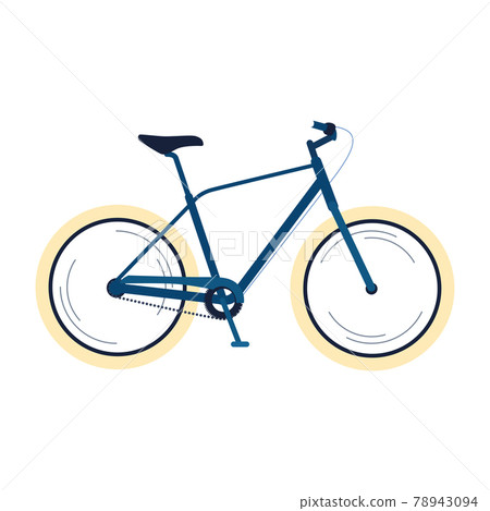 Isolated fixie bike Urban tranport 78943094