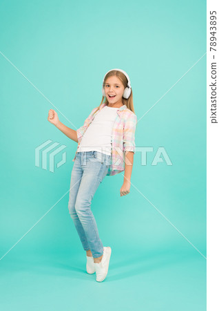 Following driving dance tracks. Cute child enjoying happy Following driving dance tracks. Cute child enjoying happy 78943895
