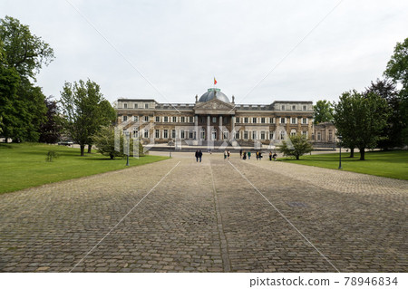 Belgium, Brussels, entrance to the castle of Laeken Belgium, Brussels, entrance to the castle of Laeken 78946834