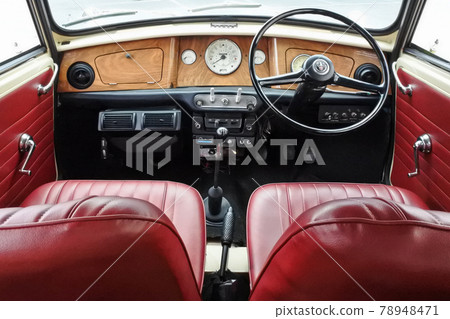 Retro classic car mini cooper Retro classic car mini cooper 78948471