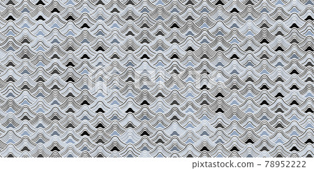Abstract geometric seamless pattern with curved wavy lines Abstract geometric seamless pattern with curved wavy lines 78952222