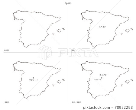 Blank Map-Europe-Spain Blank Map-Europe-Spain 78952298
