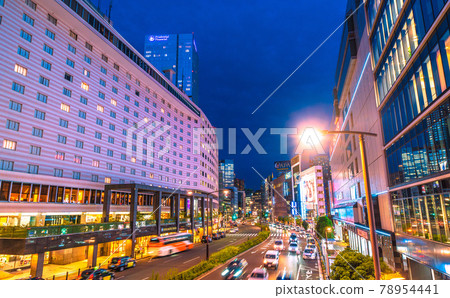 View of Akasaka cityscape such as Akasaka Excel Hotel Tokyu, Tokyo cityscape of Japan 78954441