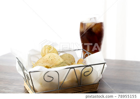 Potato chips and cola Potato chips and cola 78955155