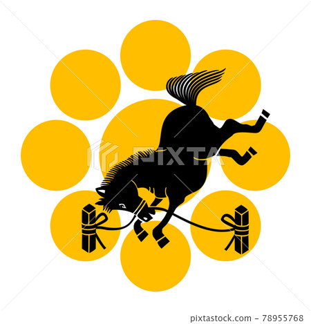 Shimousa Soma's family crest Navagraha connecting horse 78955768