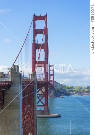 Beautiful twilight scene of famous Golden Gate bridge in San Francisco, California,USA Beautiful twilight scene of famous Golden Gate bridge in San Francisco, California,USA 78956578