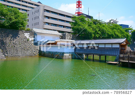 福井城遺址 福井城山 裡口門廊橋 福井市 78956827