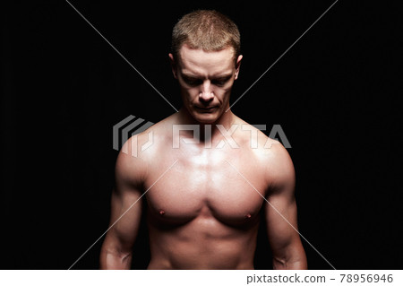 body-builder Boy. Naked body muscular Man body-builder Boy. Naked body muscular Man 78956946