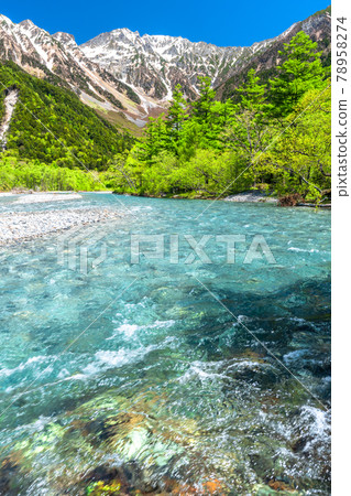《Nagano Prefecture》Fresh green Kamikochi, Takezawa and Azusa River 《Nagano Prefecture》Fresh green Kamikochi, Takezawa and Azusa River 78958274