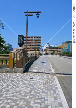 Asuwa River Sakurabashi Fukui City Asuwa River Sakurabashi Fukui City 78959078