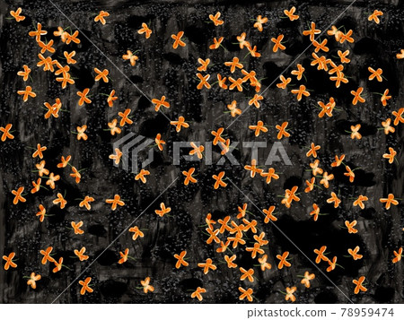 金木犀插畫壁紙 金木犀插畫壁紙 78959474