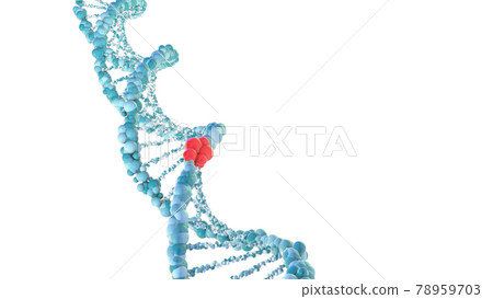 Chromosome . 3D render Chromosome . 3D render 78959703