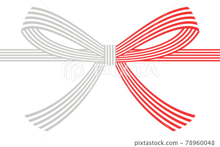 日本傳統裝飾繩,Mizuhiki,5紅白,蝴蝶結 日本傳統裝飾繩,Mizuhiki,5紅白,蝴蝶結 78960048