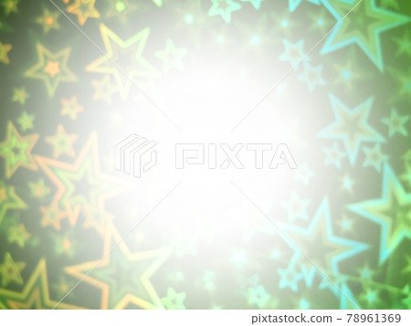 無數大大小小的星形霓虹燈/綠色系統的夢幻般的圖像從中心輻射的漸變水平其他顏色可用 無數大大小小的星形霓虹燈/綠色系統的夢幻般的圖像從中心輻射的漸變水平其他顏色可用 78961369