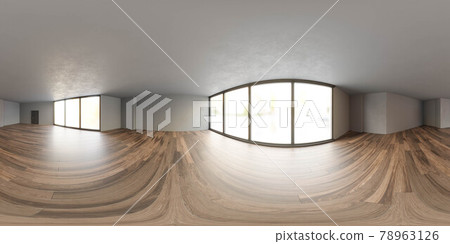 full 360 degree panorama of modern loft studio with wooden floor dark walls and big windows 3d render illustration modern architecture design hdri hdr vr style full 360 degree panorama of modern loft studio with wooden floor dark walls and big windows 3d render illustration modern architecture design hdri hdr vr style 78963126