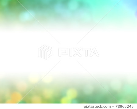 Background image with colorful balls of light shining up and down / Yellow-green horizontal Other colors available 78963243