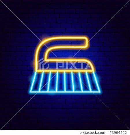 Washing Brush Neon Label Washing Brush Neon Label 78964322