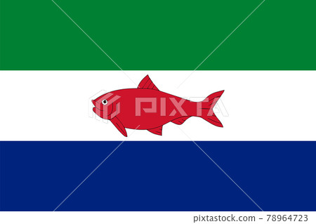 Federal Dependencies of Venezuela flag in real proportions and colors, vector Federal Dependencies of Venezuela flag in real proportions and colors, vector 78964723
