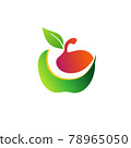 apple fruits smile health logo concept symbol icon 78965050